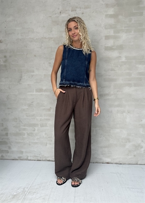 Medine top Dark Blue Denim Baum Und Pferdgarten 